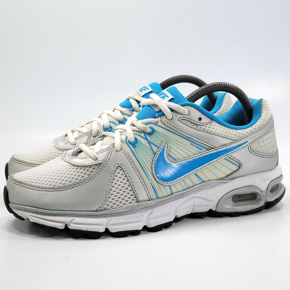 Nike Air Max Moto 9 Lace Up Athletic Shoes Womens Size 8 454070-142 White